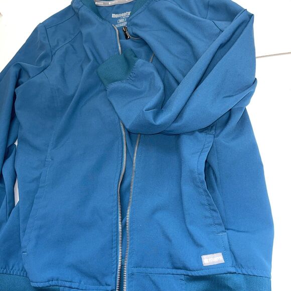Teal Momentum By Maevn Scrub Jacket Size M - Picture 6 of 11